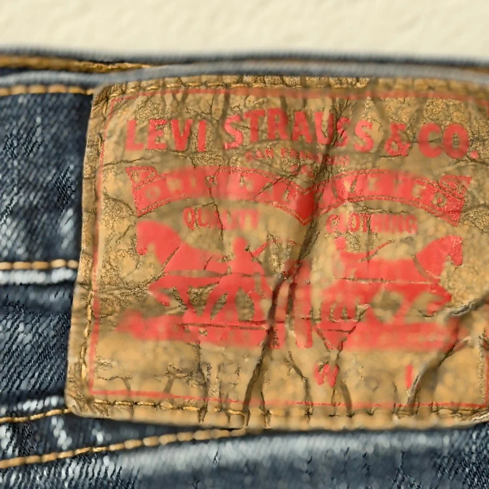 Levi's 514 Straight Fit Jeans Mens W36 L30 Blue Good Condition Denim 00514-0402